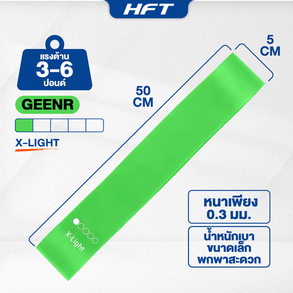 เซตยางยืดออกกำลังกาย HOMEFITTOOLS รุ่น LOOP BAND